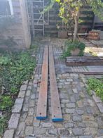 Twee hardhouten Azobé balken 3.56m – 5x16cm, Tuin en Terras, Palen, Balken en Planken, Ophalen, Zo goed als nieuw, Hardhout, 250 cm of meer