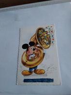 WALT DISNEY/  MICKEY BLAAST BLOEMETJESNOTEN 1964, Verzamelen, Ansichtkaarten | Themakaarten, Ophalen of Verzenden, 1960 tot 1980