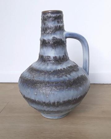 Prachtige West Germany vaas, blauw, 28cm beschikbaar voor biedingen