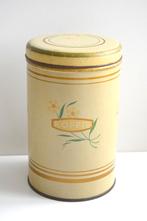 AJP Koffie blik, Jaren 50 in goede gebruikte staat, Verzamelen, Ophalen of Verzenden, Gebruikt, Koffie