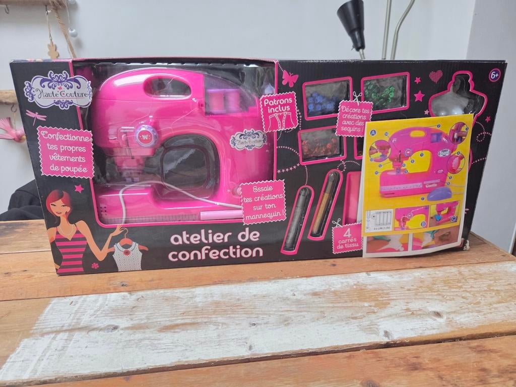 Roze Naaimachine Speelgoed - Atelier de Confection, Ophalen of Verzenden, Nieuw, Meisje