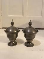 Tinnen bonbonnieres set v twee, Antiek en Kunst, Ophalen of Verzenden