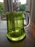 Vintage glazen bierpul, Ophalen of Verzenden, Zo goed als nieuw, Bierglas