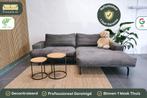 Kleine Chaise Longue / hoekbank Antraciet Zitmaxx, -, 100 tot 125 cm, -, Ophalen of Verzenden