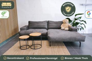 Kleine Chaise Longue / hoekbank Antraciet Zitmaxx beschikbaar voor biedingen
