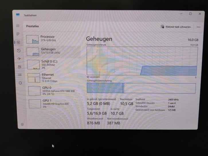 HP elitedesk 800 G3 TWR i7-7700 16GB 240GB SSD GTX 1060 3GB, Computers en Software, Desktop Pc's, Zo goed als nieuw, 3 tot 4 Ghz