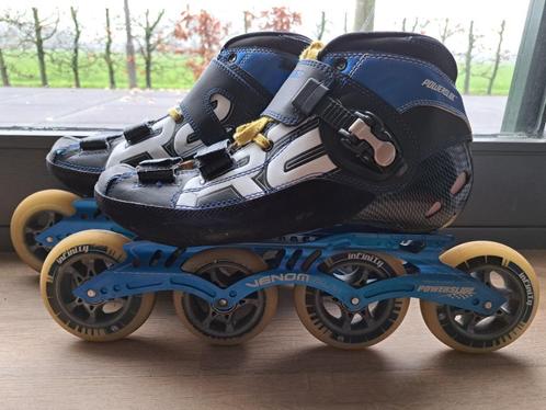 Stoere powerslide R2 skeelers maat 45! Grote wielen, Sport en Fitness, Skeelers, Zo goed als nieuw, Inline skates 4 wielen, Powerslide