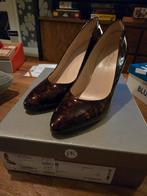 Mooie Peter Kaiser pumps, cognac, luipaard motief, maat 39, Peter Kaiser, Pumps, Bruin, Ophalen of Verzenden