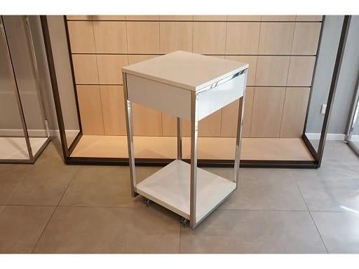 tafeltje op wieltjes, Ophalen, Minder dan 55 cm, Gebruikt, Metaal of Aluminium