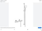 Grohe Grohtherm 1000 shower set in chrome, Ophalen of Verzenden, Zo goed als nieuw, Chroom, Douche