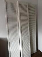 Kastdeur -Lamellendeur wit, 201,3 x 39,4 cm., Ophalen, Minder dan 80 cm, Binnendeur, Nieuw