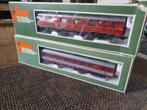 2 grote nieuwe vintage HO Lima Wagons, schaal 1:87 met dozen, Gelijkstroom, Ophalen of Verzenden, Analoog, Lima