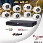 4MP Dahua IP POE beveiligingscamera set / 8CH NVR+8x cameras, Ophalen of Verzenden, Nieuw, Buitencamera