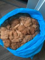 Alpaca wol bruin 1,4 kg, Hobby en Vrije tijd, Spinnewielen en Spinnen, Ophalen of Verzenden, Zo goed als nieuw, Spinwol