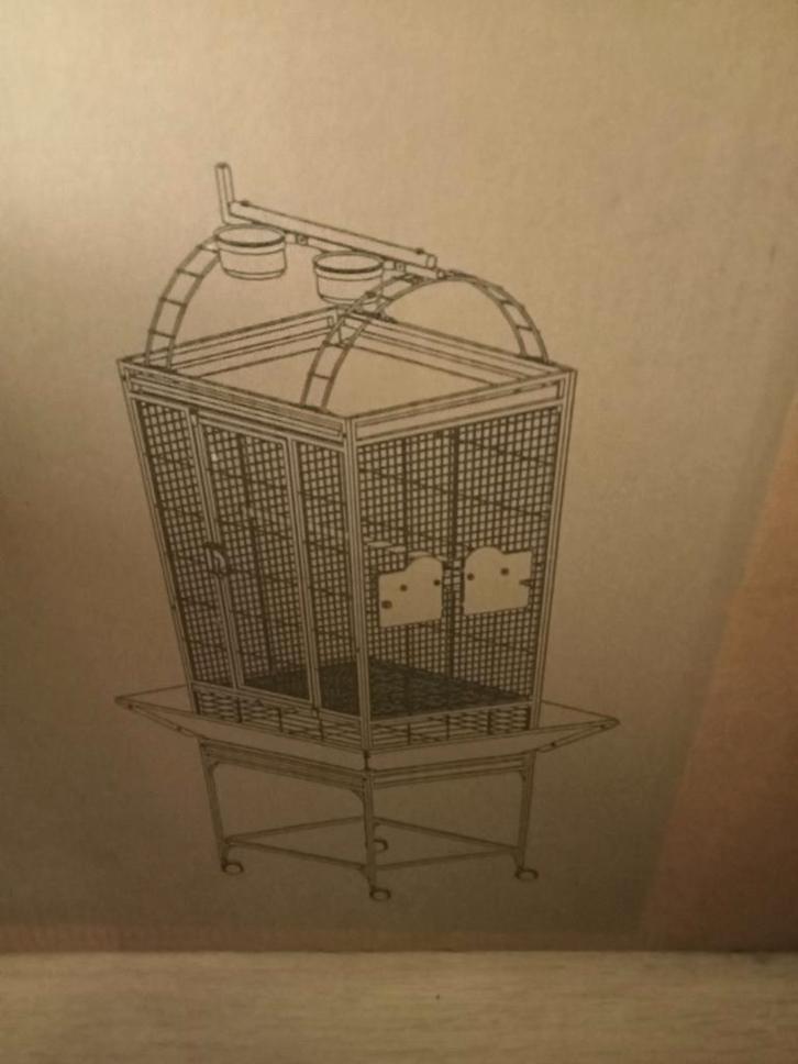 Nieuwe keddoc Denver papagaaien kooi in doos, Dieren en Toebehoren, Vogels | Hokken en Kooien, Nieuw, Vogelkooi, Metaal, Ophalen
