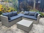 Lounge set, Tuin en Terras, Ophalen, 5 zitplaatsen, Kunststof, Zo goed als nieuw
