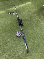 Nieuwe Mitchell zeebaarshengel + Abu molen, 2.40m 10-35 gr, Watersport en Boten, Hengelsport | Zeevissen, Ophalen of Verzenden