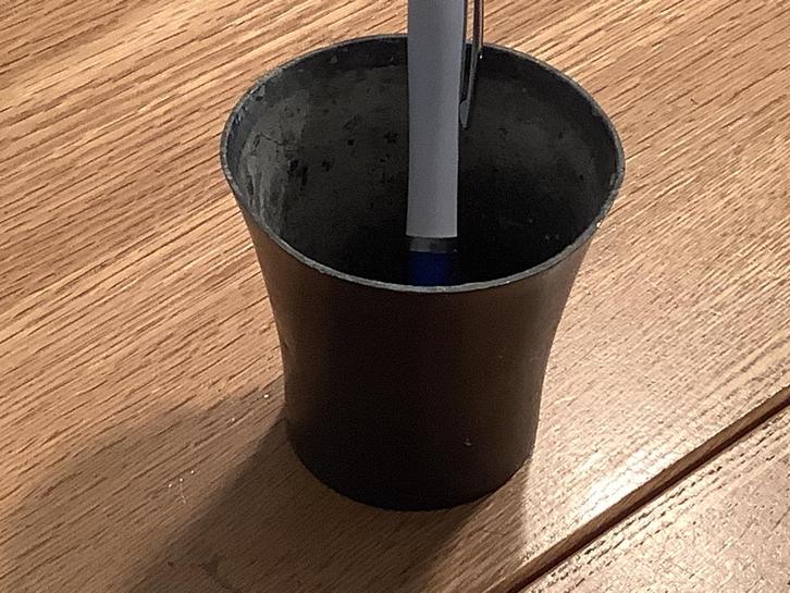 Tinnen antieke beker, Antiek en Kunst, Antiek | Tin, Ophalen of Verzenden