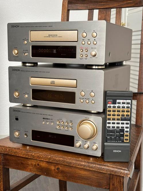 Denon F07 HiFi Mini Set: Receiver + Cassettedeck + CD-speler, Audio, Tv en Foto, Versterkers en Receivers, Gebruikt, Stereo, Minder dan 60 watt