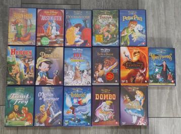 Partij Disney dvd's beschikbaar voor biedingen