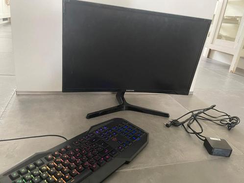 Samsung Curved Monitor + Trust Gaming RGB Toetsenbord, Computers en Software, Monitoren, Zo goed als nieuw, HDMI, VGA, Gaming