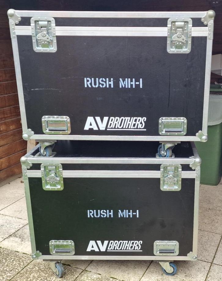 4x MH Martin Rush MH1 Profile Plus in flightcase, Muziek en Instrumenten, Licht en Laser, Gebruikt, Licht, Ophalen