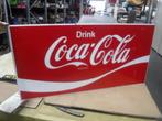 Plastic Coca Cola bord, Verzamelen, Merken en Reclamevoorwerpen, Reclamebord, Zo goed als nieuw, Ophalen