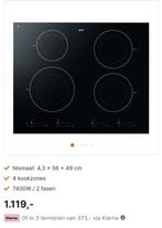 🔥Luxe kookplaat ATAG INCUCTIE 64cm NIEUW., Witgoed en Apparatuur, Kookplaten, Nieuw, Energieklasse A of zuiniger, Inbouw, Inductie