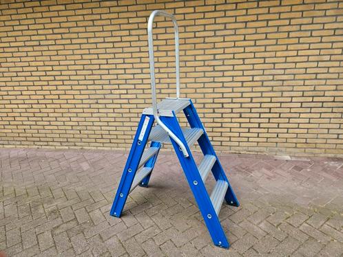 professionele 4 Traps dubbele schilders trap / ladder!, Doe-het-zelf en Verbouw, Ladders en Trappen, Zo goed als nieuw, Trap, Minder dan 2 meter