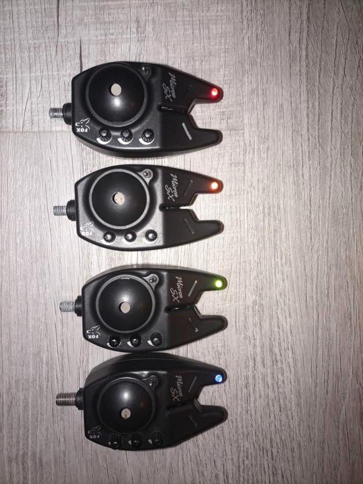 Fox Micron SX Beetmelders (4 stuks), Watersport en Boten, Hengelsport | Karpervissen, Gebruikt, Overige typen, Ophalen of Verzenden