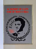 vintage spiegel Elvis Presley retro spiegeltje afm. 28x38cm, Ophalen of Verzenden, Gebruikt, Overige typen
