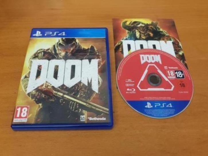 OPRUIMEN | PS4 | DOOM, Spelcomputers en Games, Games | Sony PlayStation 4, Gebruikt, Shooter, 1 speler, Vanaf 18 jaar, Ophalen of Verzenden