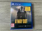 Playstation 4 - A Way Out voor de PS4, Avontuur en Actie, Vanaf 18 jaar, 1 speler, Ophalen of Verzenden