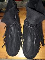 Nieuwe enkellaarsjes, country style, leather look, maat 41, Kleding | Dames, Schoenen, Ophalen of Verzenden, Nieuw, Zwart