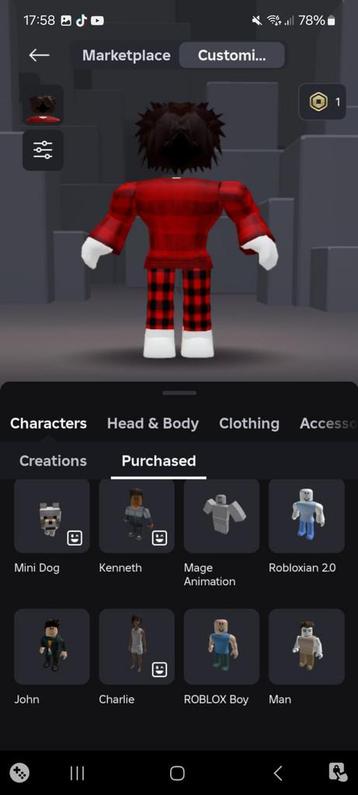 Roblox account beschikbaar voor biedingen