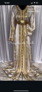 Bridal takshita jawhara goud wit, Kleding | Dames, Gelegenheidskleding, Ophalen of Verzenden, Zo goed als nieuw, Wit, Overige typen