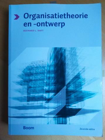 Organisatietheorie en -ontwerp, Richard L. Daft beschikbaar voor biedingen