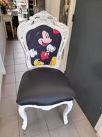 1 x barok stoel mickey mouse geheel opnieuw gestoffeerd, Ophalen of Verzenden, Zo goed als nieuw, Eén