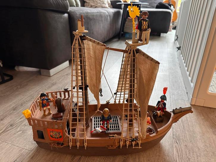 Playmobil Piratenschip 3550 (1978), Kinderen en Baby's, Speelgoed | Playmobil, Gebruikt, Complete set, Ophalen of Verzenden