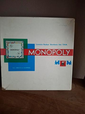 Oud Monopoly spel - Vintage editie beschikbaar voor biedingen