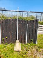 ijzeren paal met beton voet of zonder, Tuin en Terras, Tuinhekken en Hekwerk, Ophalen of Verzenden, Gebruikt, IJzer