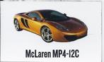 Km12 koelkastmagneetje mclaren mp4 - 12c, Ophalen of Verzenden, Nieuw