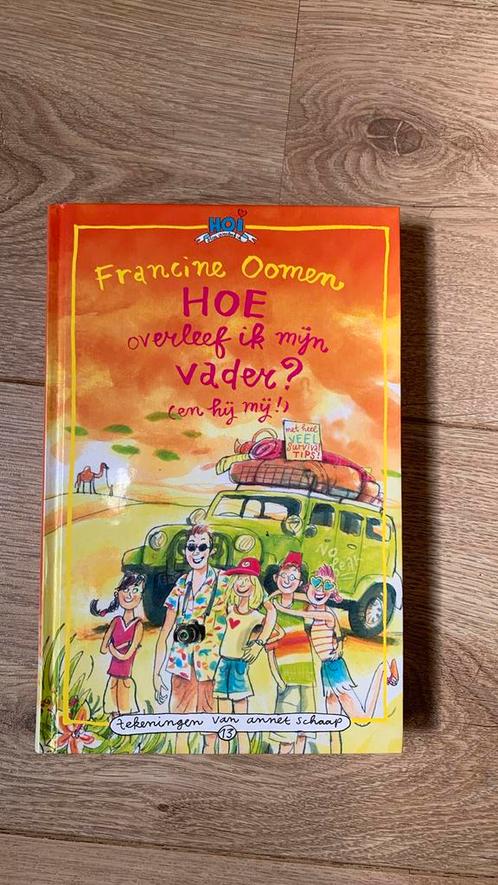 Francine Oomen - Hoe overleef ik mijn vader? (en hij mij!), Boeken, Kinderboeken | Jeugd | 13 jaar en ouder, Zo goed als nieuw