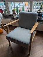 IKEA EKENÄSET Fauteuil - Lichtgroen - Gebruikt, Ophalen, Hout, Gebruikt, 75 tot 100 cm