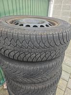 Titel: Winterbanden 195/65 R15 op stalen velgen – 4x100 –, Ophalen, Gebruikt, 15 inch, Banden en Velgen