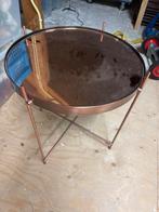 Zuiver bijzettafel goudkleurig, 45 tot 60 cm, Minder dan 55 cm, Gebruikt, Metaal of Aluminium