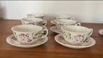 Pontesa kopjes met schotels 6x, Antiek en Kunst, Ophalen of Verzenden