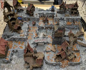 Medieval Ruïnes terrein voor wargaming en D&D beschikbaar voor biedingen