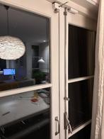 Authentieke houten terrasdeuren/ Dudok espagnolet Wijntjes, Binnendeur, Ophalen of Verzenden, Zo goed als nieuw, Glas