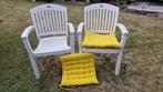 2 Hartman Prestige kuiptuinstoelen, met kussen, nieuw staat., Tuin en Terras, Tuinstoelen, Ophalen, Zo goed als nieuw, Kunststof